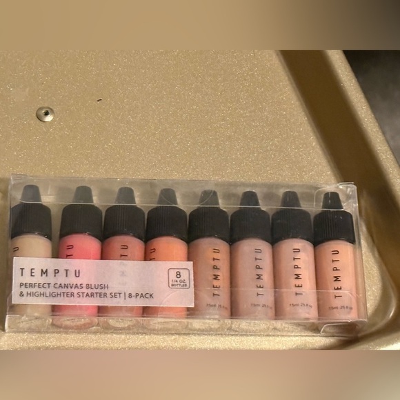 💎NEW IN BOX💎Temptu Airbrush Perfect Canvas Blush & Highlighter Starter Set - Picture 6 of 11